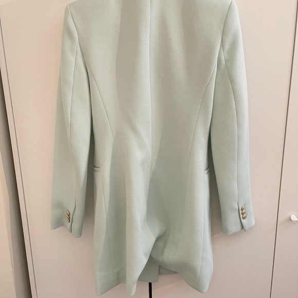 Zara blazer coat dress mint green - Picture 2 of 4